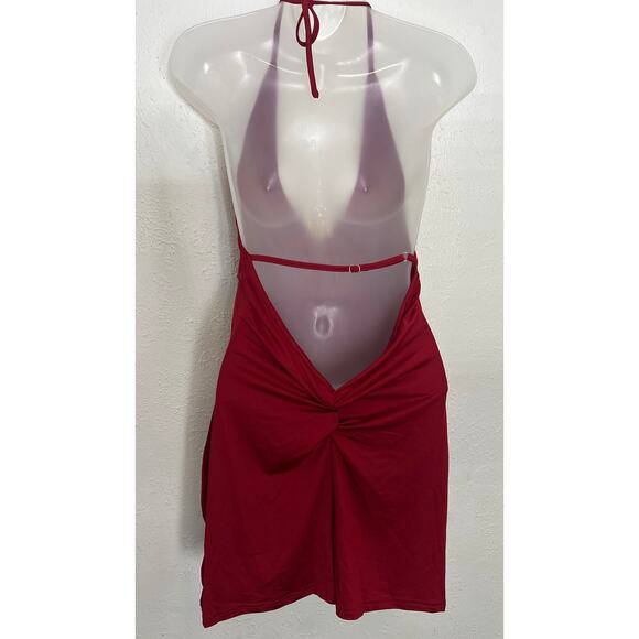 Women's Solid Color Sleeveless Fashion Romper Deep V Casual Jumpsuit Summer L - Picture 4 of 9